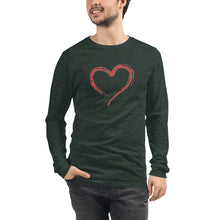 Load image into Gallery viewer, HEART Unisex Long Sleeve Tee