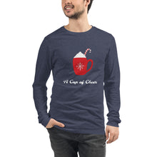 Load image into Gallery viewer, A CUP OF CHEER Unisex Long Sleeve Tee