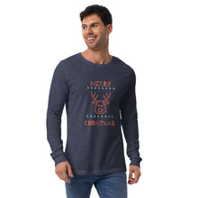 Load image into Gallery viewer, MERRY CHRISTMAS Unisex Long Sleeve Tee