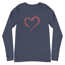 Load image into Gallery viewer, HEART Unisex Long Sleeve Tee