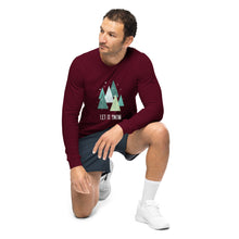 Load image into Gallery viewer, LET IT SNOW Unisex Long Sleeve Tee