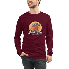 Load image into Gallery viewer, BEACH TIME Unisex Long Sleeve Tee