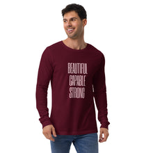 Load image into Gallery viewer, STRONG Unisex Long Sleeve Tee