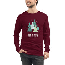 Load image into Gallery viewer, LET IT SNOW Unisex Long Sleeve Tee