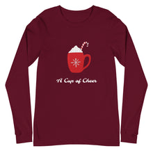 Load image into Gallery viewer, A CUP OF CHEER Unisex Long Sleeve Tee