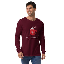 Load image into Gallery viewer, A CUP OF CHEER Unisex Long Sleeve Tee