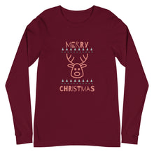 Load image into Gallery viewer, MERRY CHRISTMAS Unisex Long Sleeve Tee