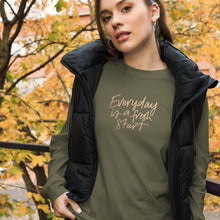 Load image into Gallery viewer, FRESH START Unisex Long Sleeve Tee