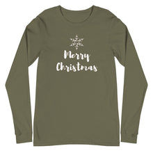 Load image into Gallery viewer, MERRY CHRISTMAS Unisex Long Sleeve Tee