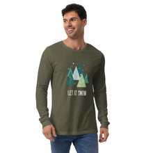 Load image into Gallery viewer, LET IT SNOW Unisex Long Sleeve Tee