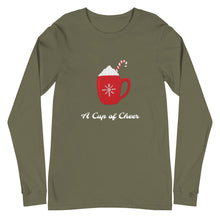 Load image into Gallery viewer, A CUP OF CHEER Unisex Long Sleeve Tee