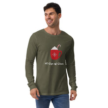 Load image into Gallery viewer, A CUP OF CHEER Unisex Long Sleeve Tee