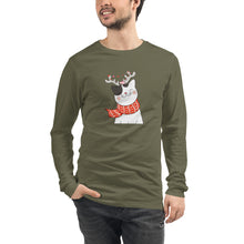 Load image into Gallery viewer, CHRISTMAS CAT Unisex Long Sleeve Tee