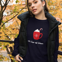 Load image into Gallery viewer, A CUP OF CHEER Unisex Long Sleeve Tee