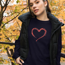 Load image into Gallery viewer, HEART Unisex Long Sleeve Tee
