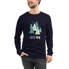 Load image into Gallery viewer, LET IT SNOW Unisex Long Sleeve Tee