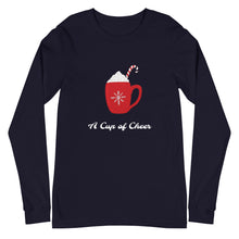 Load image into Gallery viewer, A CUP OF CHEER Unisex Long Sleeve Tee