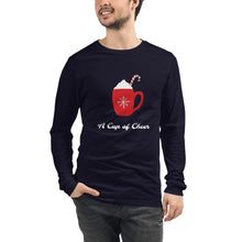 Load image into Gallery viewer, A CUP OF CHEER Unisex Long Sleeve Tee