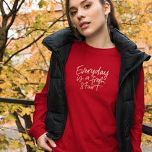 Load image into Gallery viewer, FRESH START Unisex Long Sleeve Tee