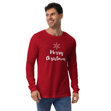 Load image into Gallery viewer, MERRY CHRISTMAS Unisex Long Sleeve Tee
