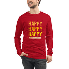 Load image into Gallery viewer, HAPPY Unisex Long Sleeve Tee