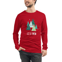 Load image into Gallery viewer, LET IT SNOW Unisex Long Sleeve Tee