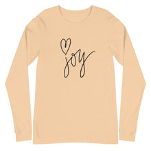 Load image into Gallery viewer, JOY Unisex Long Sleeve Tee