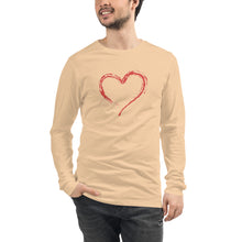 Load image into Gallery viewer, HEART Unisex Long Sleeve Tee