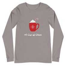 Load image into Gallery viewer, A CUP OF CHEER Unisex Long Sleeve Tee