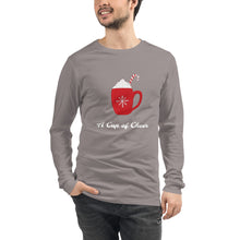 Load image into Gallery viewer, A CUP OF CHEER Unisex Long Sleeve Tee