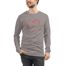 Load image into Gallery viewer, HEART Unisex Long Sleeve Tee