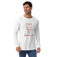 Load image into Gallery viewer, MERRY CHRISTMAS Unisex Long Sleeve Tee