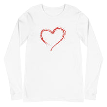 Load image into Gallery viewer, HEART Unisex Long Sleeve Tee