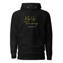 Load image into Gallery viewer, RISE UP TAKE COURAGE Unisex Hoodie