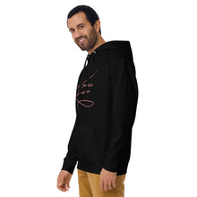 Load image into Gallery viewer, MODERN ART RED SWIRL Unisex Hoodie
