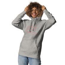 Load image into Gallery viewer, MODERN ART RED SWIRL Unisex Hoodie