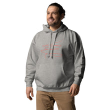 Load image into Gallery viewer, MODERN ART RED SWIRL Unisex Hoodie