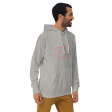 Load image into Gallery viewer, MODERN ART RED SWIRL Unisex Hoodie