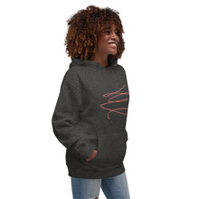Load image into Gallery viewer, MODERN ART RED SWIRL Unisex Hoodie