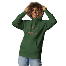Load image into Gallery viewer, MODERN ART RED SWIRL Unisex Hoodie