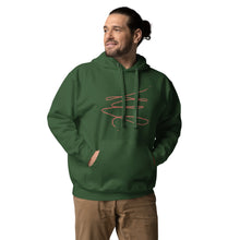 Load image into Gallery viewer, MODERN ART RED SWIRL Unisex Hoodie