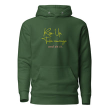 Load image into Gallery viewer, RISE UP TAKE COURAGE Unisex Hoodie