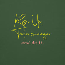 Load image into Gallery viewer, RISE UP TAKE COURAGE Unisex Hoodie