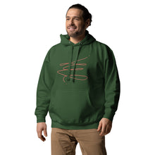 Load image into Gallery viewer, MODERN ART RED SWIRL Unisex Hoodie