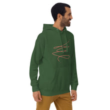 Load image into Gallery viewer, MODERN ART RED SWIRL Unisex Hoodie