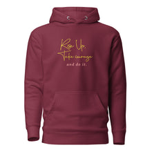 Load image into Gallery viewer, RISE UP TAKE COURAGE Unisex Hoodie