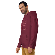 Load image into Gallery viewer, MODERN ART RED SWIRL Unisex Hoodie