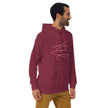 Load image into Gallery viewer, MODERN ART RED SWIRL Unisex Hoodie