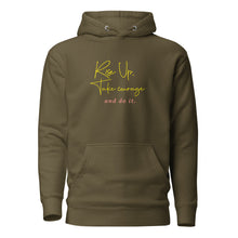 Load image into Gallery viewer, RISE UP TAKE COURAGE Unisex Hoodie