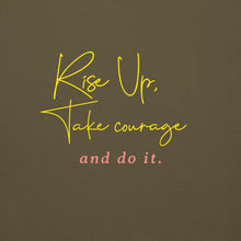 Load image into Gallery viewer, RISE UP TAKE COURAGE Unisex Hoodie
